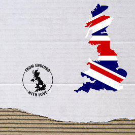 Carimbo De Borracha Da Inglaterra com amor