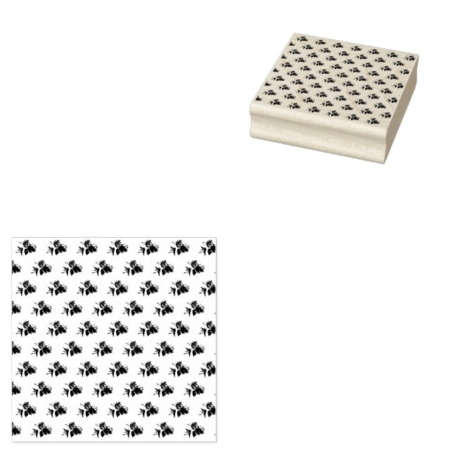 Carimbo De Borracha Daisy Day Pattern (Carimbado)
