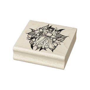 Carimbo De Borracha Dançarina de ventre rosa tremendo                 
