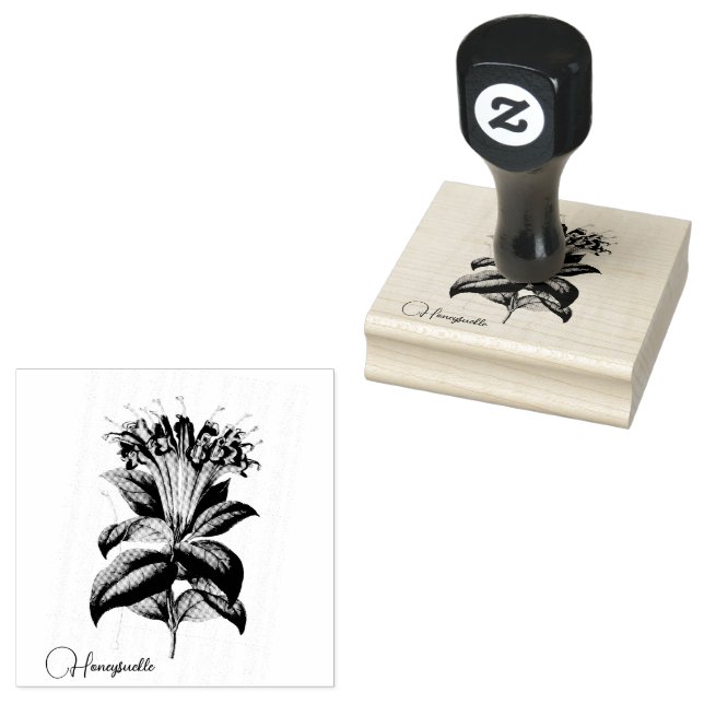 Carimbo de borracha das flores de mel (Carimbado)