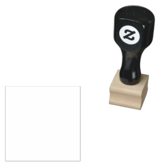 Carimbo de Borracha de 1" x 1" personalizado, Cor