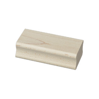 Carimbo de Borracha de 1" x 2,5" personalizado, co