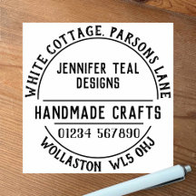 Carimbo de borracha de Artesanatos feitos à mão