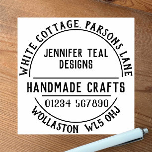 Carimbo de borracha de Artesanatos feitos à mão