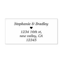 Carimbo de Borracha de Autofabricação de Casamento