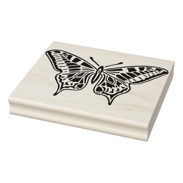 Carimbo de borracha de borboleta grande (Carimbo)