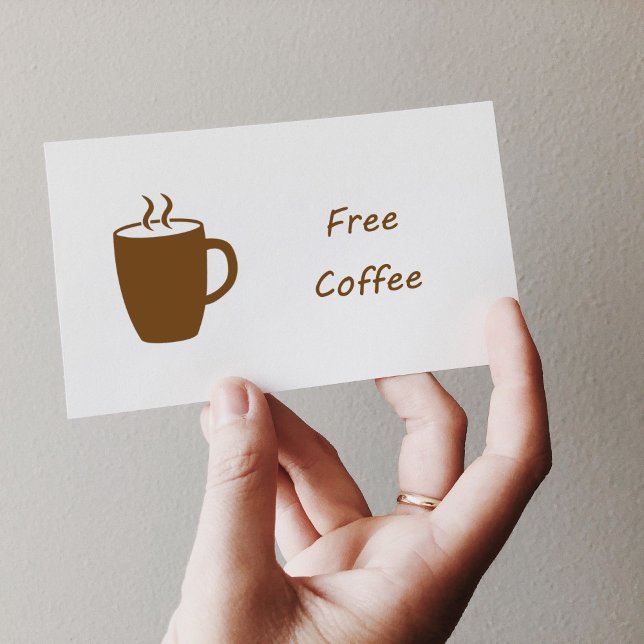 Carimbo de Borracha de Caneca de Café (Coffee Mug Rubber Stamp)