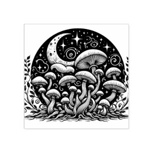 Carimbo de borracha de cogumelo