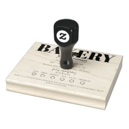 Carimbo de borracha de Comida de algodão