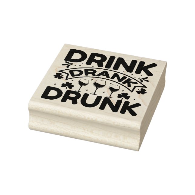 Carimbo de borracha de Dia de São Patrício (Carimbo)