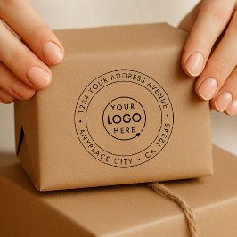 Carimbo de Borracha de Endereço Comercial | Logoti