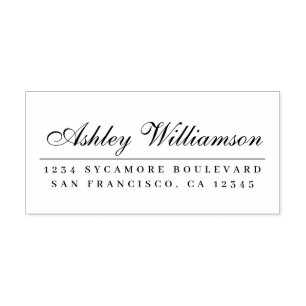 Carimbo de Borracha de Endereço de Retorno de Cali