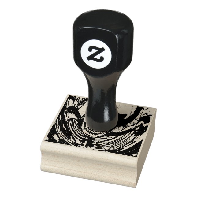 Carimbo de borracha de esqueleto assustador (Carimbo)