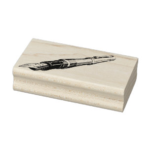 Carimbo de borracha de fonte de Caneta