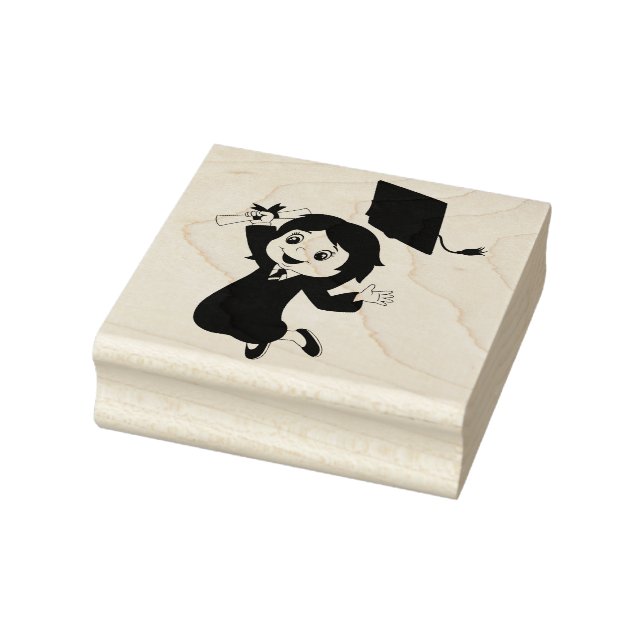 Carimbo de borracha de Formando feminino (Carimbo)