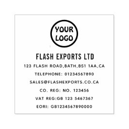 Carimbo de Borracha de Logotipo Empresarial Person