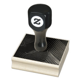 Carimbo de borracha de madeira