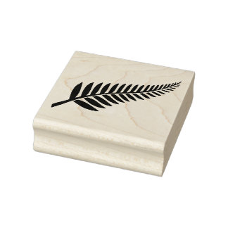 CARIMBO DE BORRACHA DE NOVA ZEALAND FERN