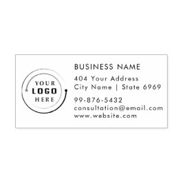 Carimbo de Borracha de Tinta Automática