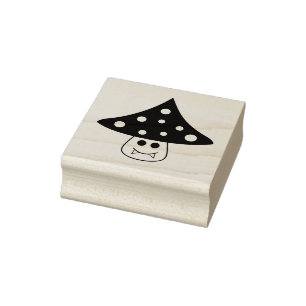 Carimbo de borracha de vampiro mushroom