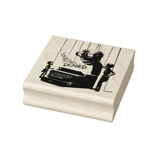 Carimbo De Borracha “Denied” - Signed, The Printer (Carimbo)