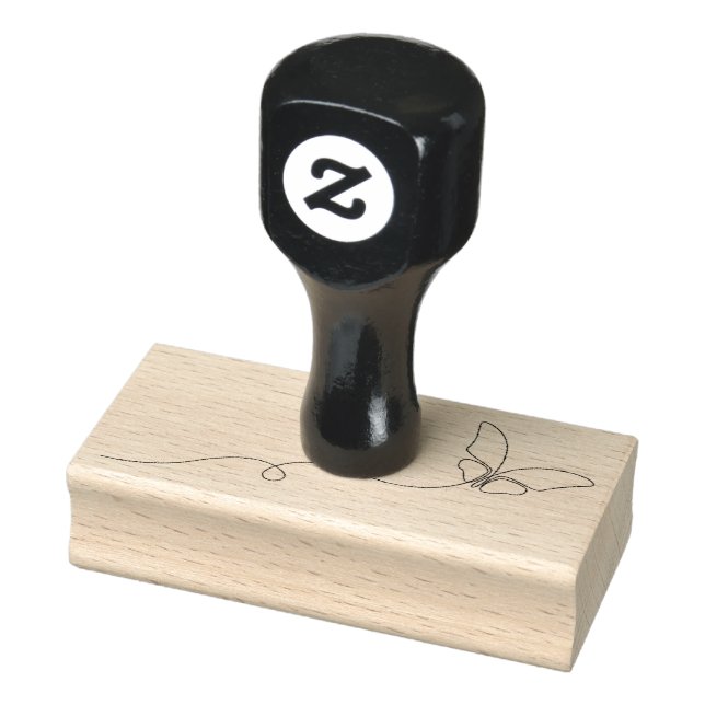 Carimbo De Borracha Desenho da borboleta (Carimbo)