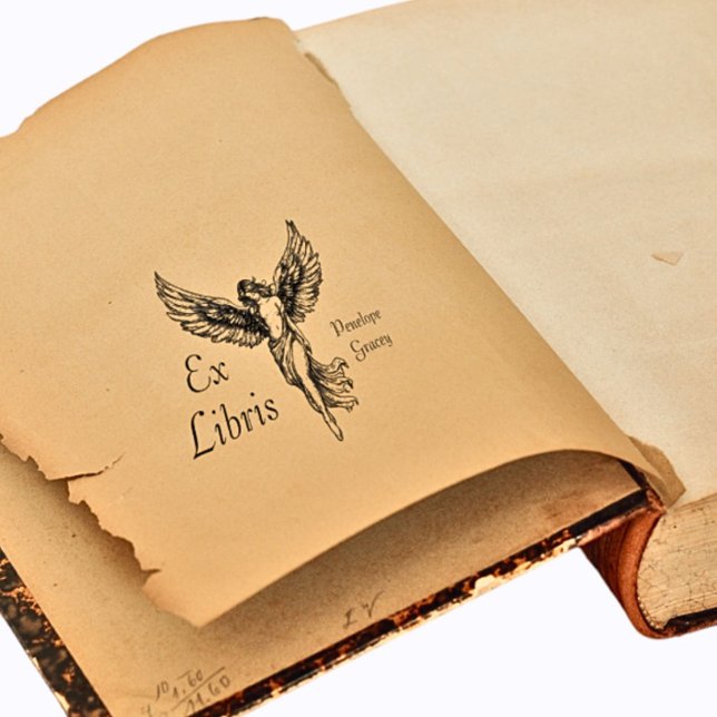 Carimbo De Borracha Desenho de Linha de Anjo (Criador carregado)