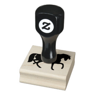 Carimbo De Borracha Design animal do tema do cavalo