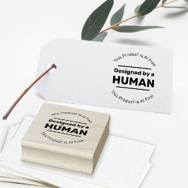 Carimbo De Borracha DESIGN e criação humanos sem AI - Mensagem persona
