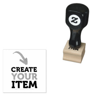 Carimbo De Borracha DESIGN PERSONALIZADO Black DIY de criação própria