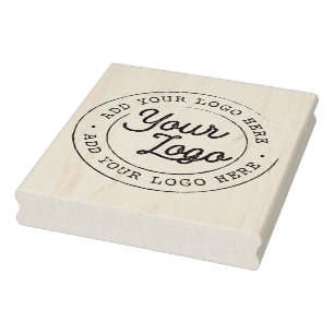 Carimbo De Borracha Design personalizado de foto de logotipo de empres