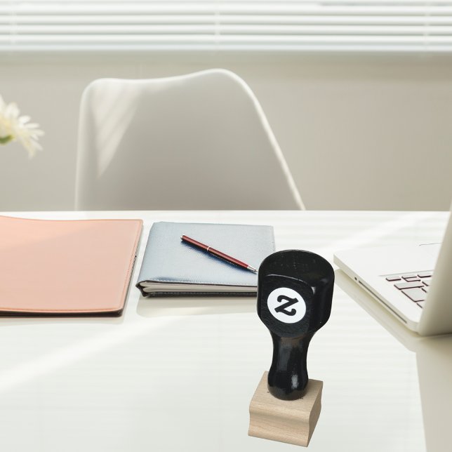 Carimbo De Borracha Design por nome empresário branco (Criador carregado)