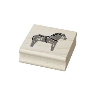 Carimbo De Borracha Design/silhueta/padrão de cavalo Dalah
