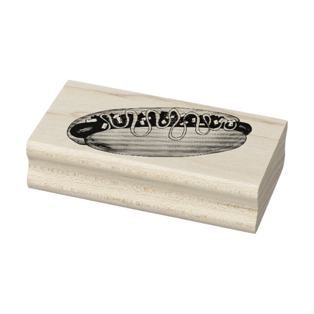 Carimbo De Borracha Detroit Michigan MI Coney Island Hot Dog Hotdog (Carimbo)