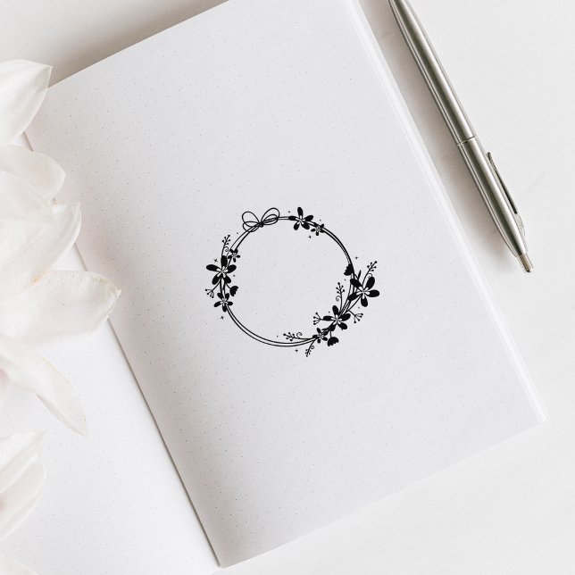 Carimbo De Borracha Diário de flores (Criador carregado)