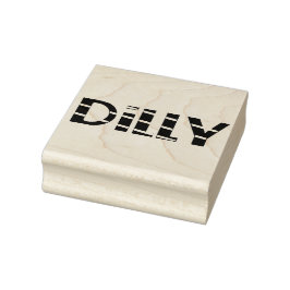 Carimbo de Borracha Dilly 2.5 x 2.5