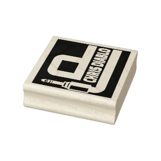 CARIMBO DE BORRACHA DJ CHRIS DIABLO RUBBER STAMP