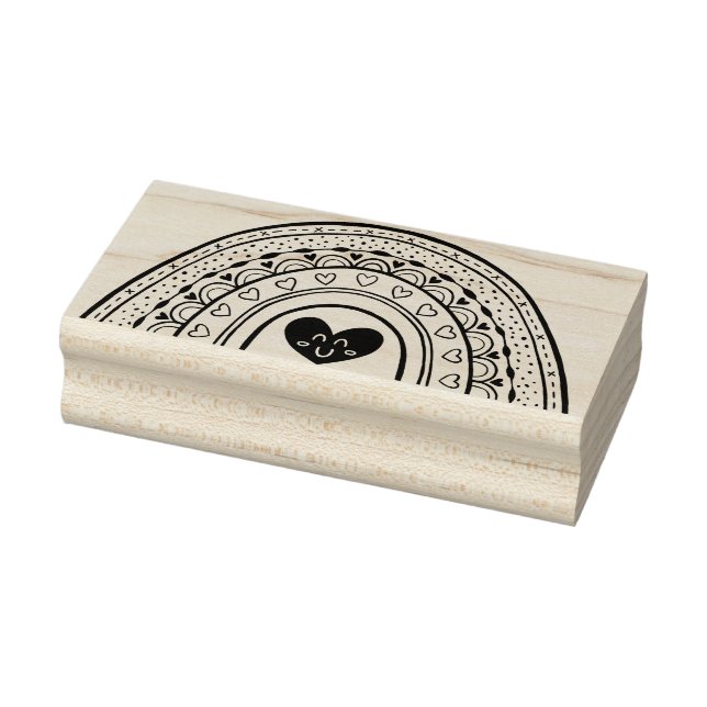 Carimbo de borracha do arco-íris (Carimbo)