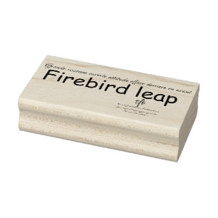 Carimbo de Borracha do Firebird Leap