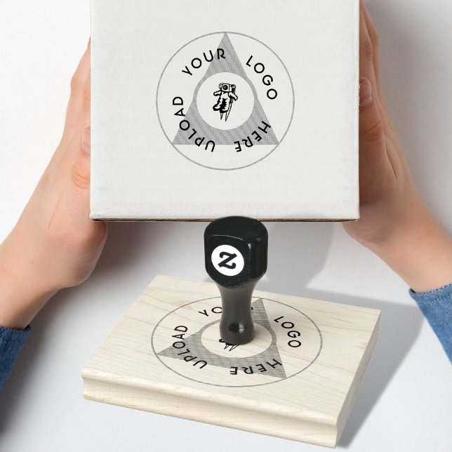 Carimbo de borracha do logotipo comercial (Large Logo Stamp)