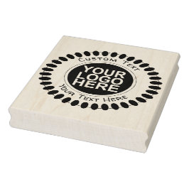 Carimbo de Borracha do Logotipo Comercial Personal