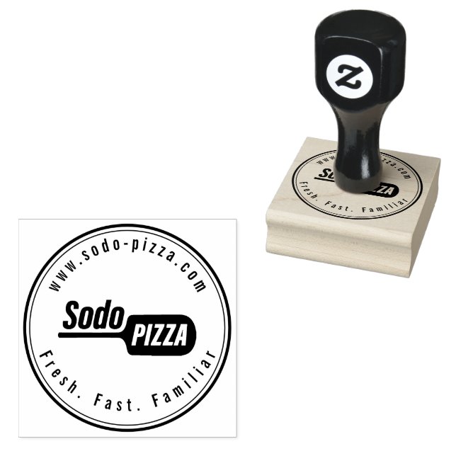 Carimbo de borracha do Sodo Pizza do LOGO Personal (Carimbado)
