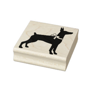 Carimbo De Borracha Dobermann Pinscher Dog Puppy