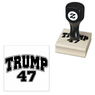 Carimbo De Borracha Donald Trump 47