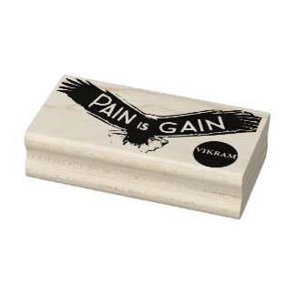 Carimbo De Borracha Dor é ganho