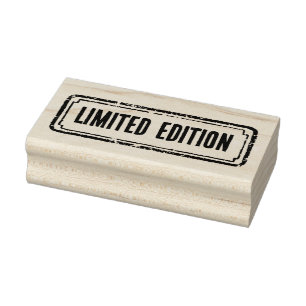 Carimbo De Borracha Edição Limitada Tema Jornal Distressed