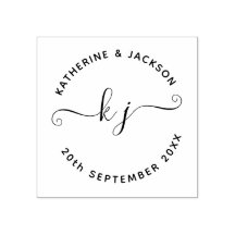 Elegante Casal Script inicial Salve a data