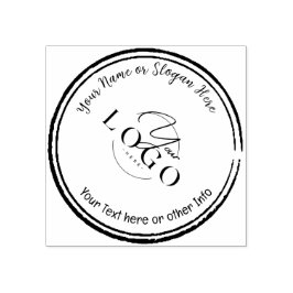 Carimbo De Borracha ELEGANTE E SIMLPY | Logotipo comercial personaliza