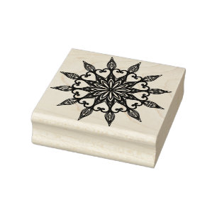 Carimbo De Borracha Elegante "Scrapbooking" de mandala Yoga