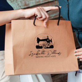 Carimbo De Borracha Empresa de costura personalizada, grande